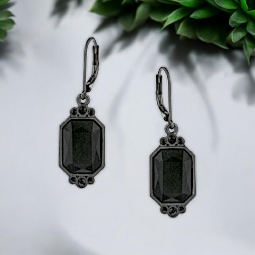 2028 Octagon Drop Earrings